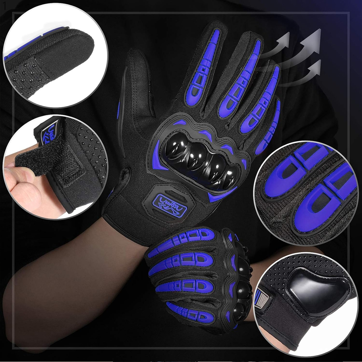 Men Motorcycle Gloves Touch Sc - Motorcycle Glove Knuckle avaliação e preço