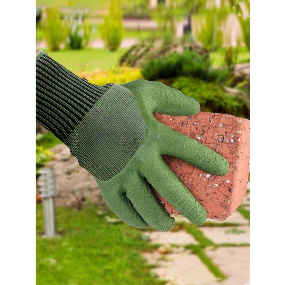 5/2 Pairs Nitrile Garden Glove - Cut Resistant Glove avaliação e preço