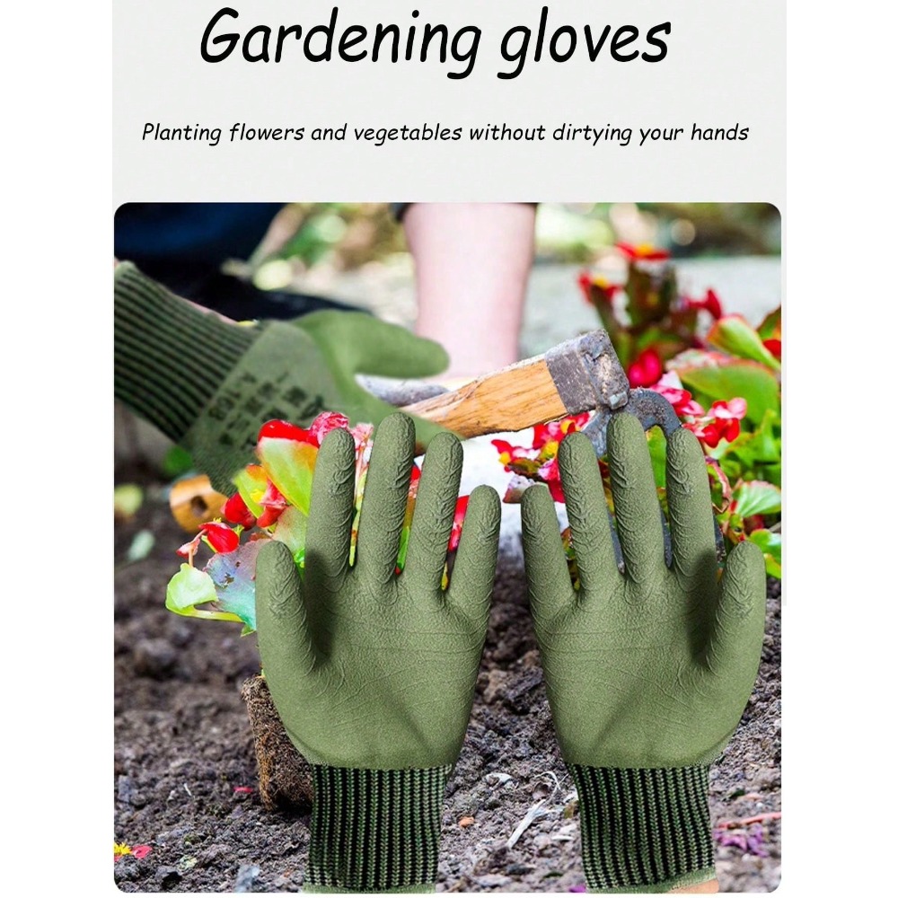 5/2 Pairs Nitrile Garden Glove - Cut Resistant Glove avaliação e preço