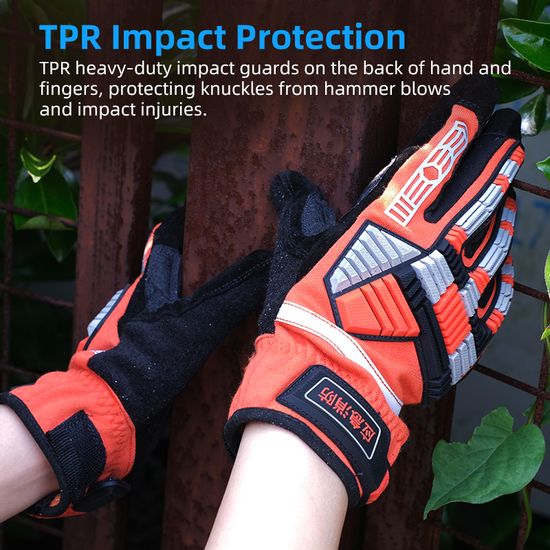 XYEHS 1 Pair TPR Impact Resist - Work Glove Impact avaliação e preço