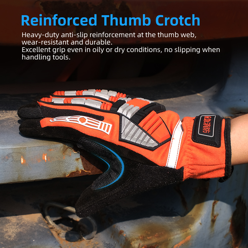XYEHS 1 Pair TPR Impact Resist - Work Glove Impact avaliação e preço