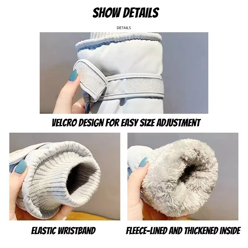 Hot Sale Winter Ski Gloves Fle - Winter Glove Insulated avaliação e preço