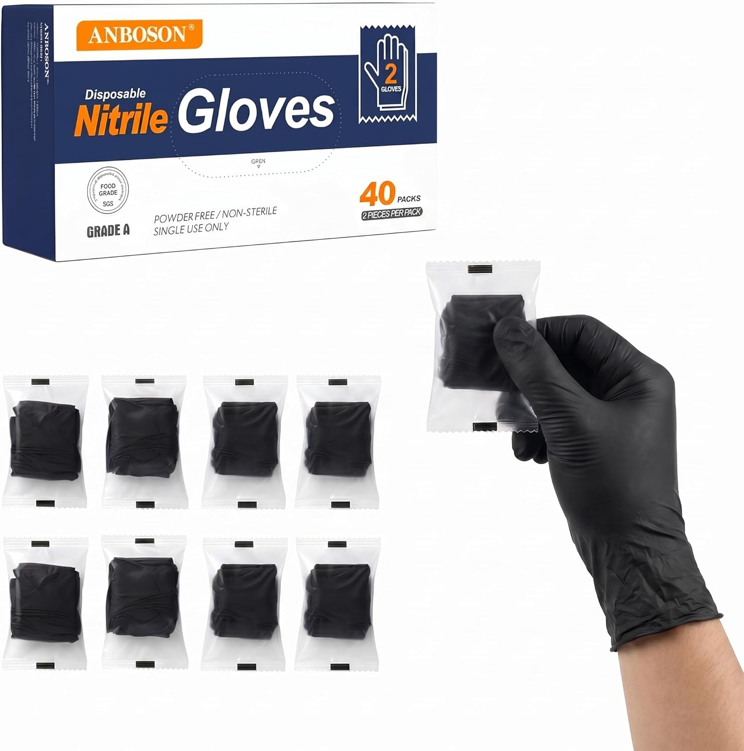 Nitrile Disposable Gloves 5mil - Latex Disposable Glove avaliação e preço