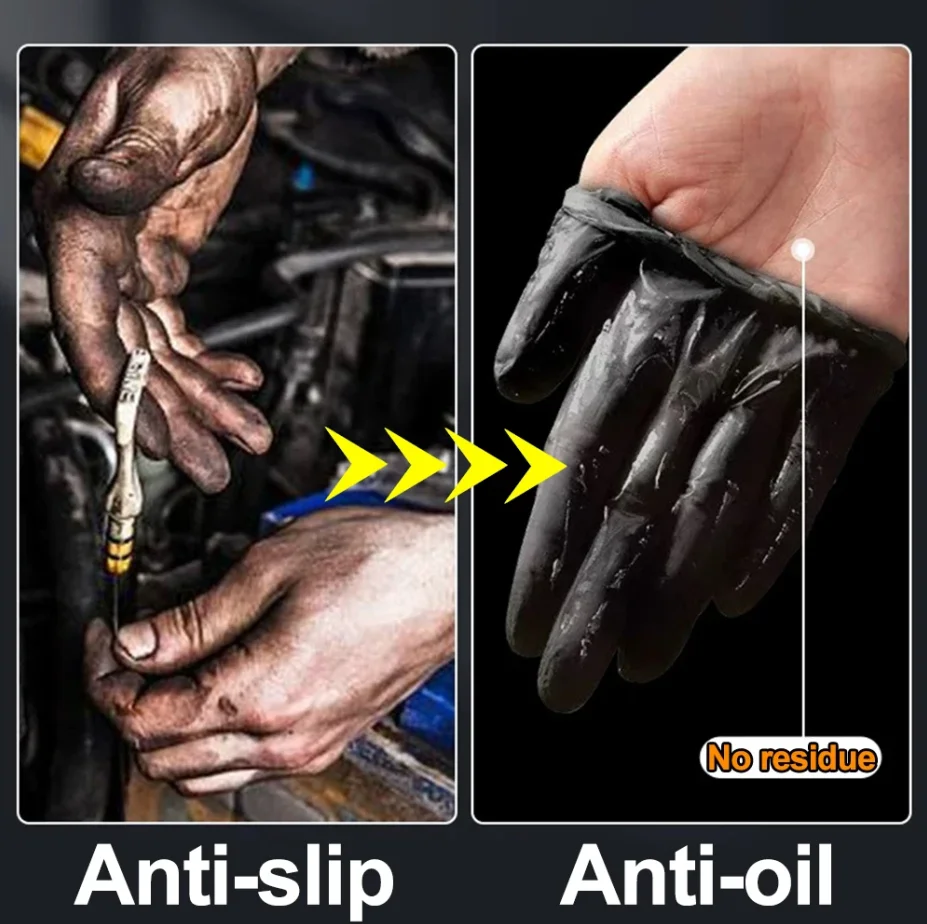 30/10Pcs Thick 8mil Nitrile Gl - Nitrile Mechanic Glove avaliação e preço