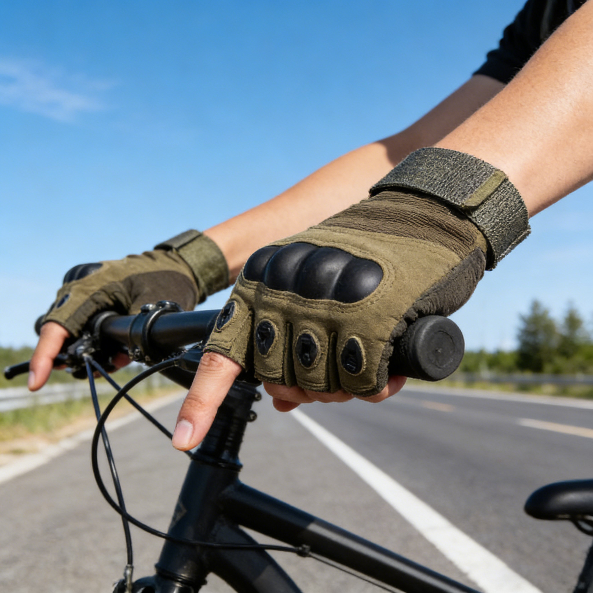 Tactical Hard Knuckle Half Fin - Motorcycle Glove Knuckle avaliação e preço