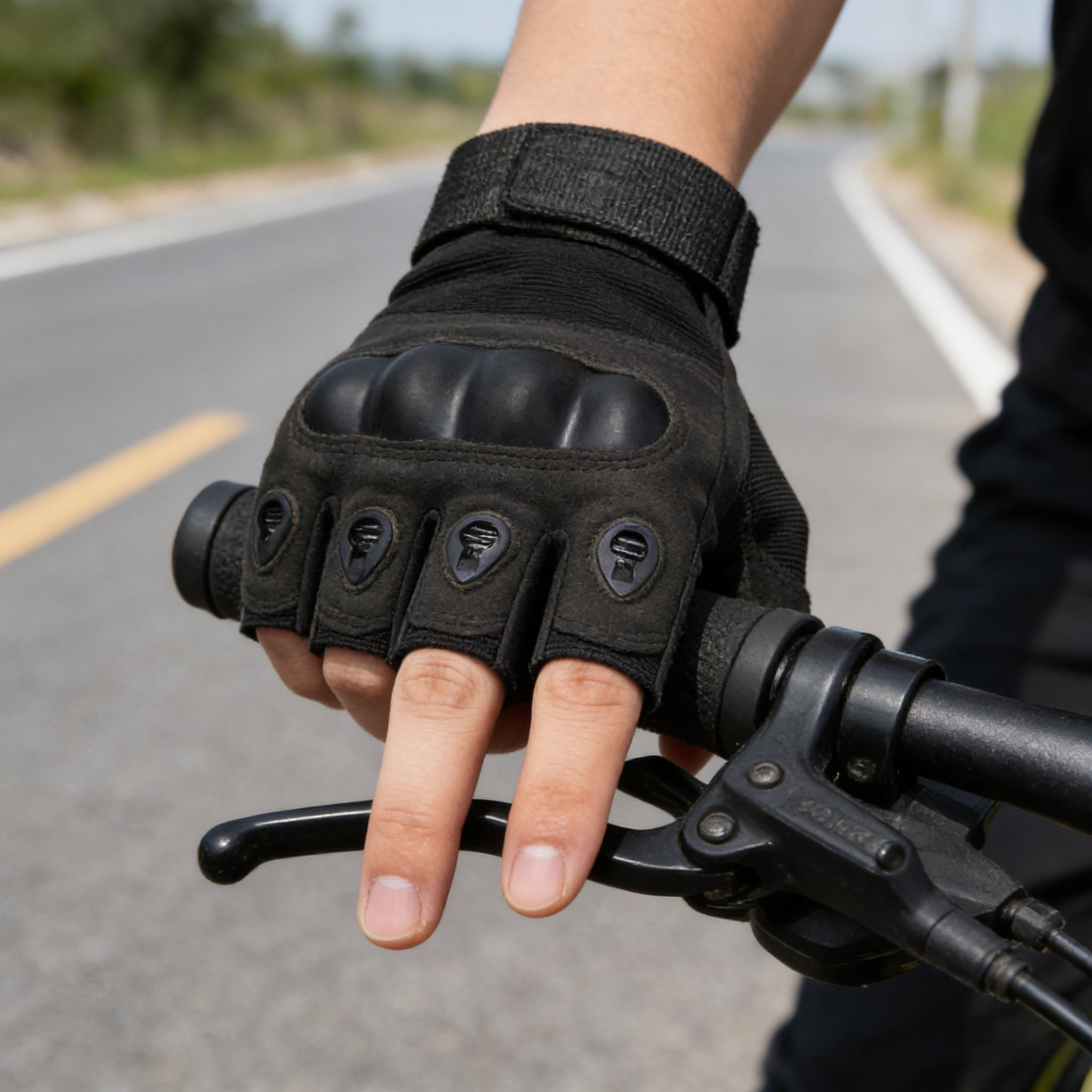 Tactical Hard Knuckle Half Fin - Motorcycle Glove Knuckle avaliação e preço